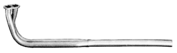 Front exhaust pipe / downpipe (45.46.01), Lancia β ...